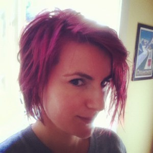 Playing with it while I still can. I quite like the pink. 